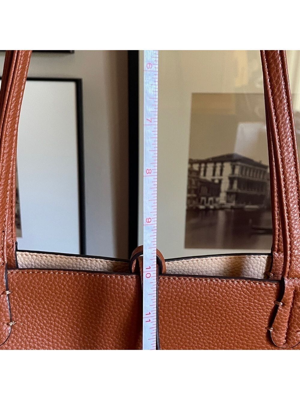 ✨BRAND NEW ✨ a Ludicrously Capacious ✨ Brown Buttery-Soft Tote Bag✨ - Picture 11 of 12
